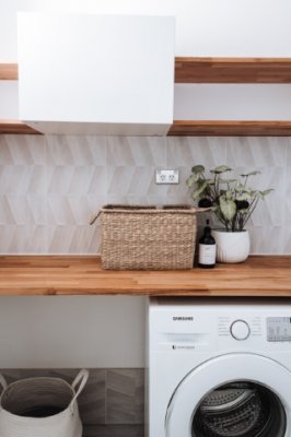 washing machine in a house